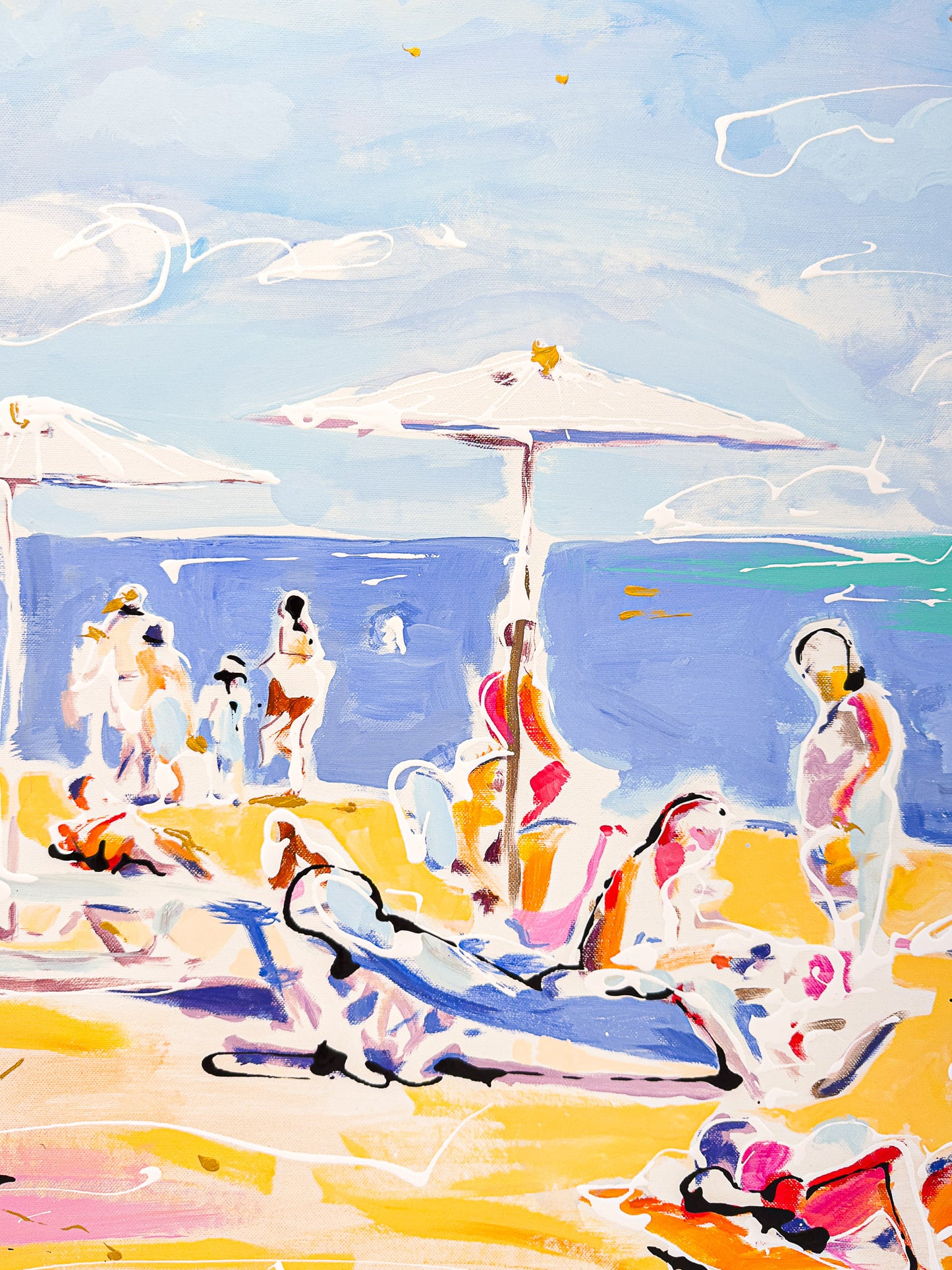 Été au Bord de la Mer - Jaloe Art Gallery