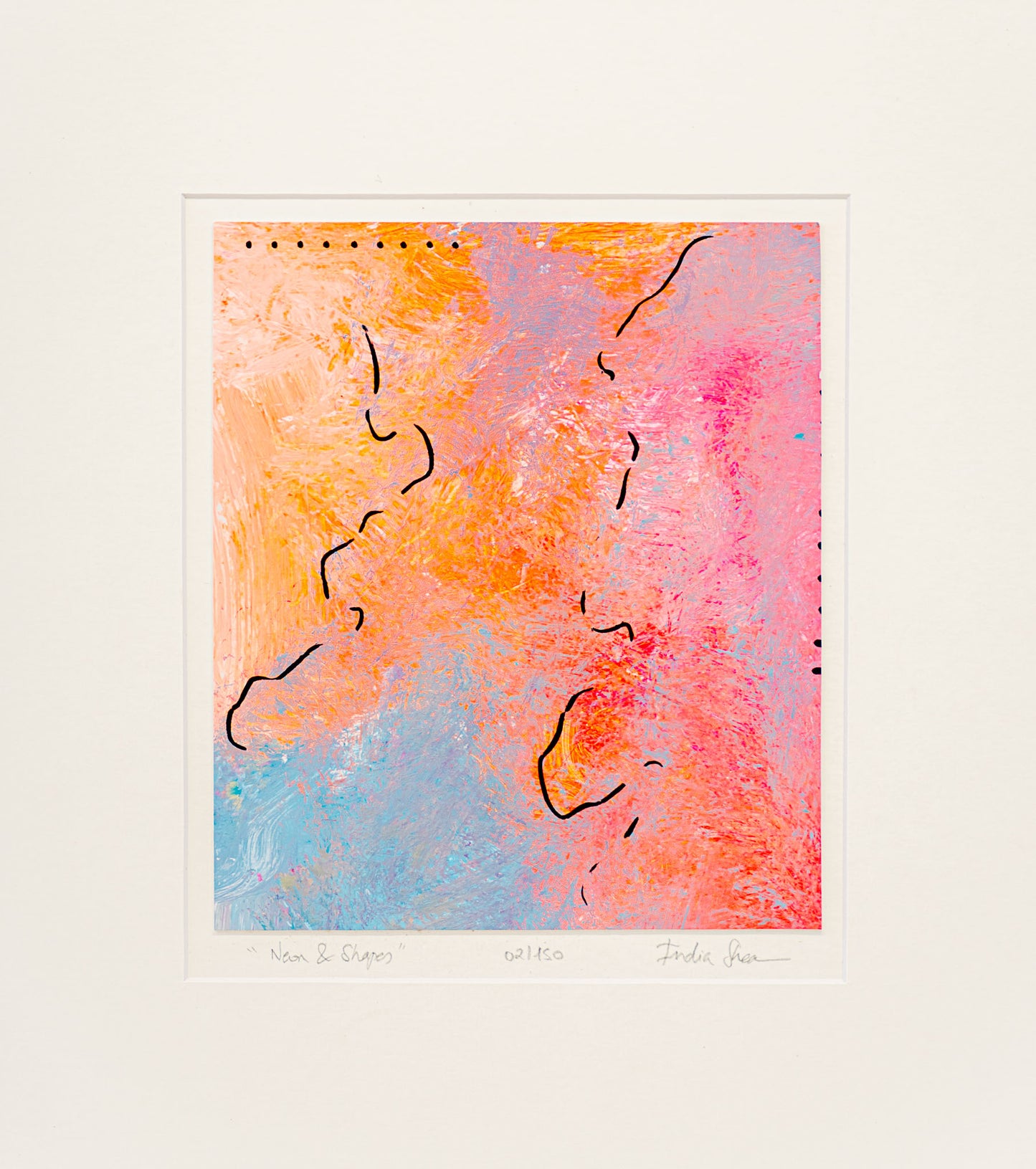 Neon & Shapes 02/150 - Jaloe Art Gallery