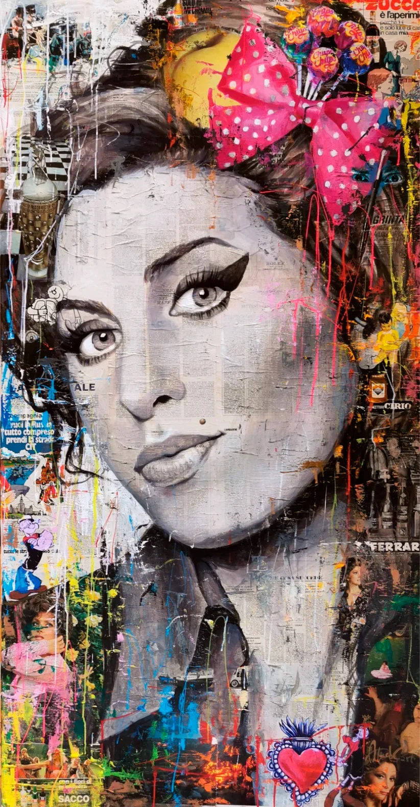 Amy Winehouse, cuore sacro - Jaloe Art Gallery