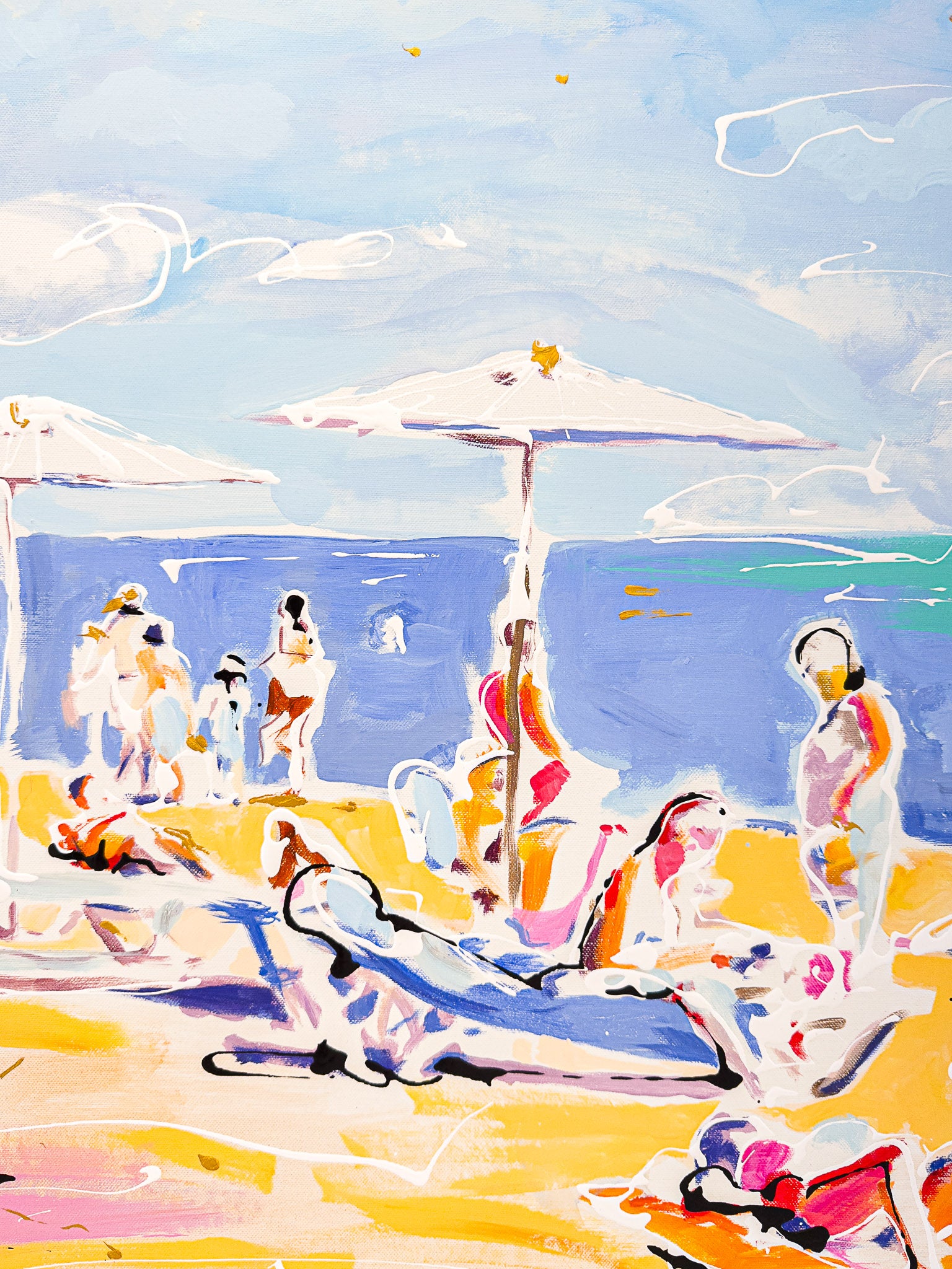 Été au Bord de la Mer - Jaloe Art Gallery
