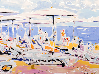 Été au Bord de la Mer - Jaloe Art Gallery