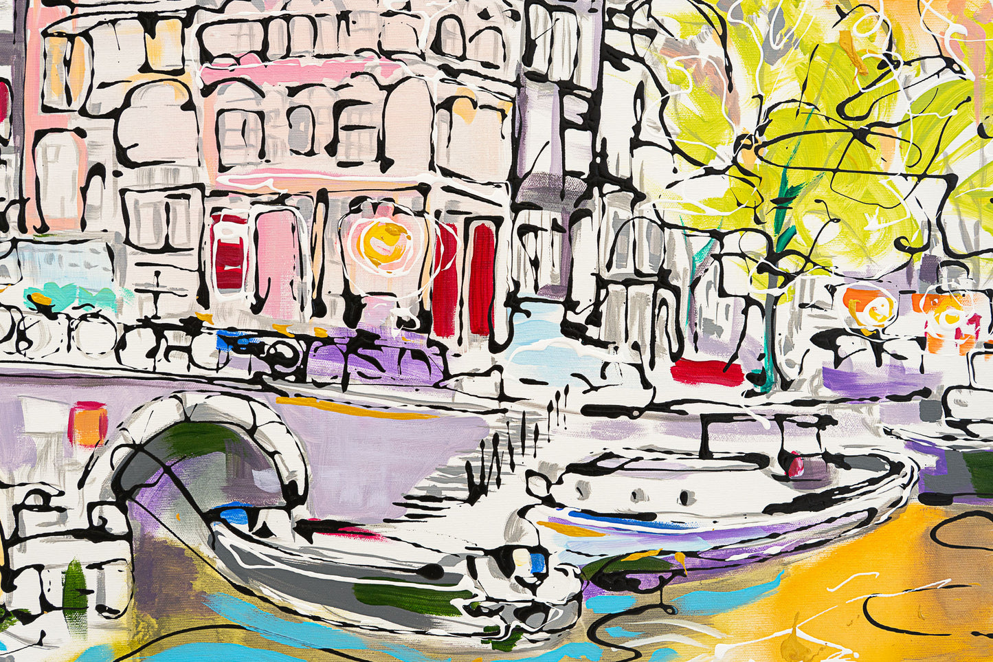 Sunset At The Canal - Jaloe Art Gallery