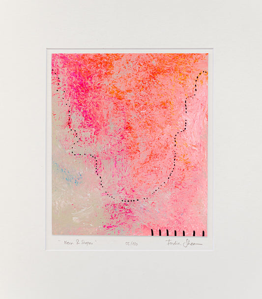 Neon & Shapes 05/150 - Jaloe Art Gallery
