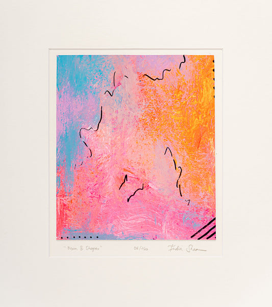 Neon & Shapes 06/150 - Jaloe Art Gallery