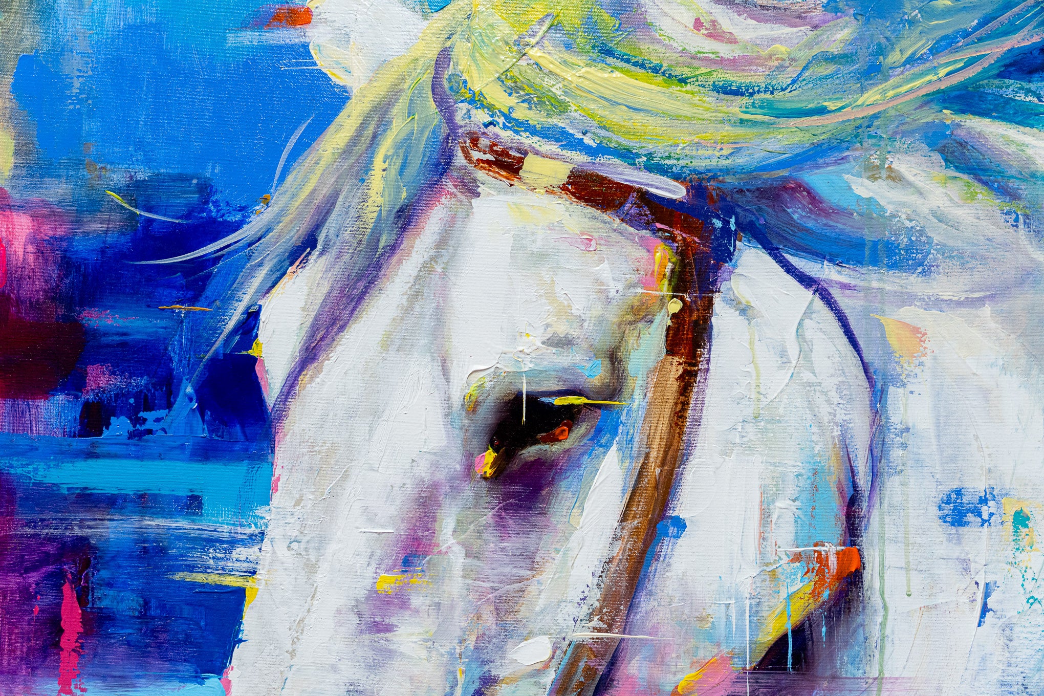 HORSE 油絵アート The Horses III – Jaloe Art Gallery