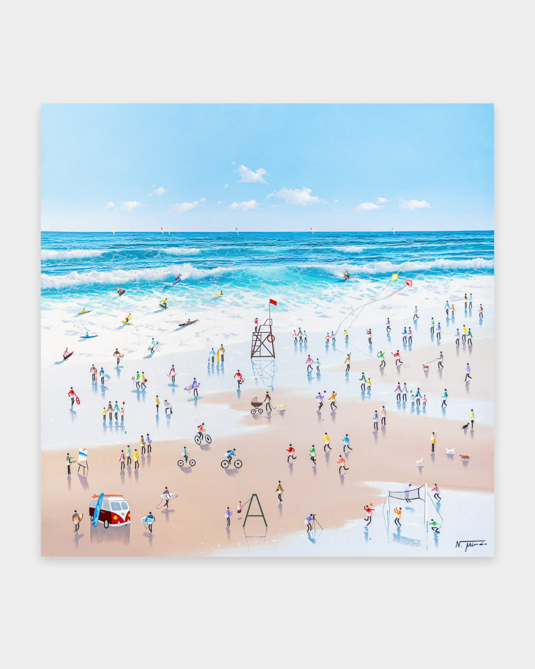 Joan Miro、LA PLAGE A CAMBRILS、海外版超希少レゾネ The Joy Of Living by Nuria Miró | Jaloe Art – Jaloe Art Gallery