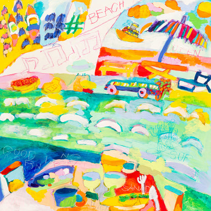 Vacation At The Beach - Jaloe Art Gallery