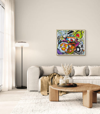 Grillage bleu by Helder Batista | Jaloe Art Gallery