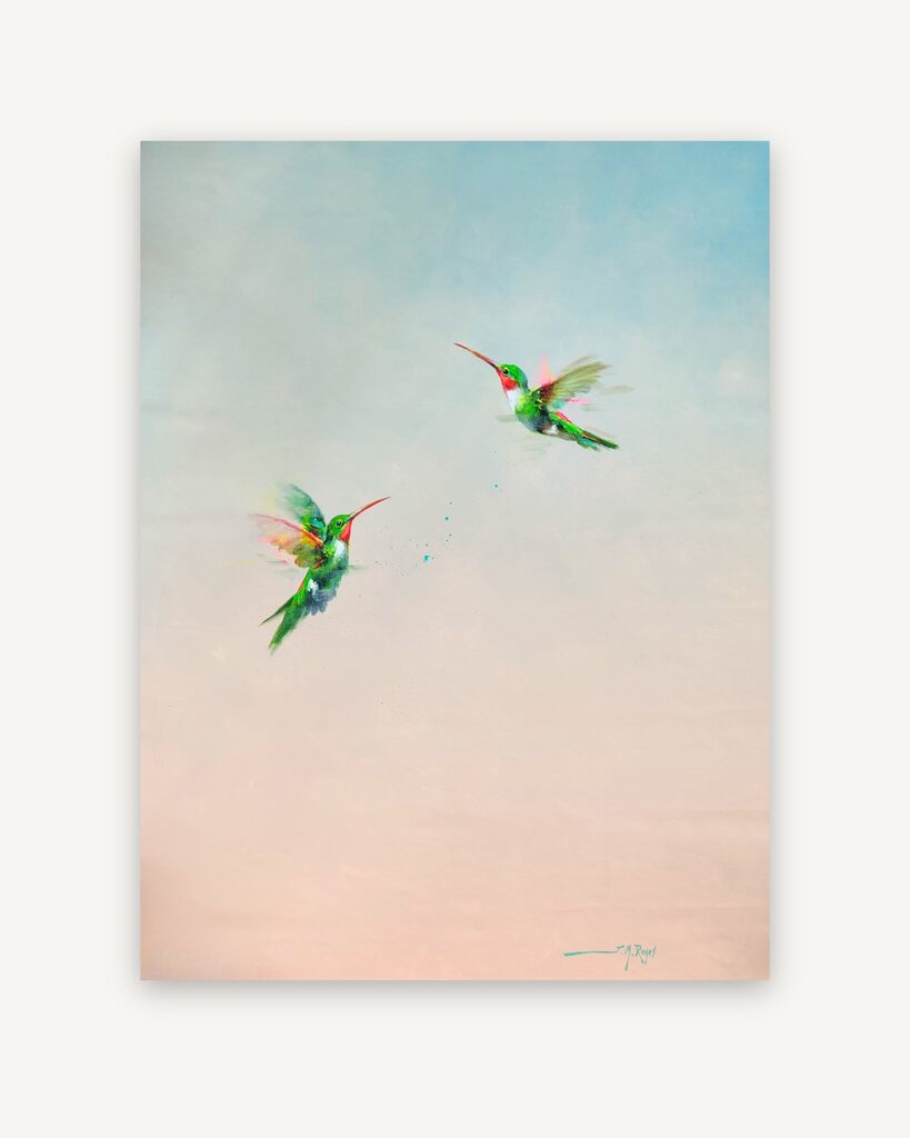 Flying together III by JM Reyes | Jaloe Art Gallery