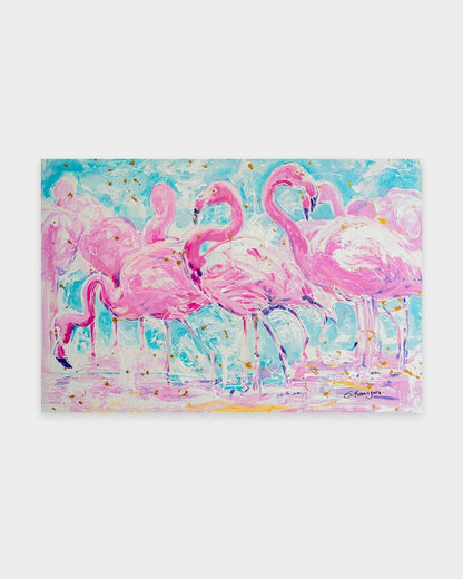 Flamingo Coast by Eduardo Romaguera | Jaloe Art Gallery
