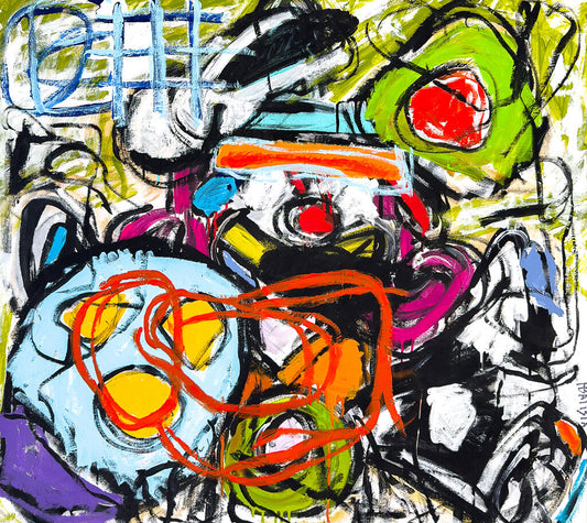 Grillage bleu by Helder Batista | Jaloe Art Gallery