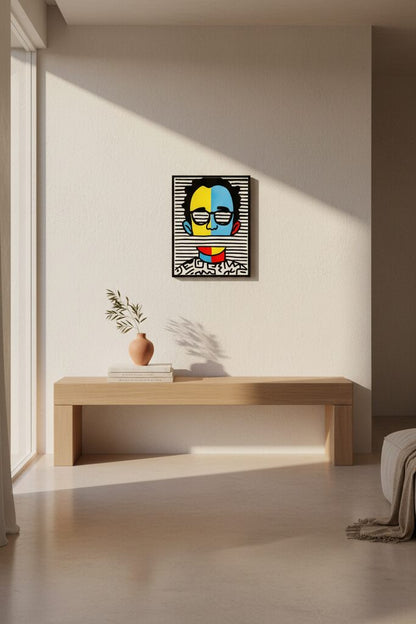 Keith Haring Mini Stripes by Melkio | Jaloe Art Gallery