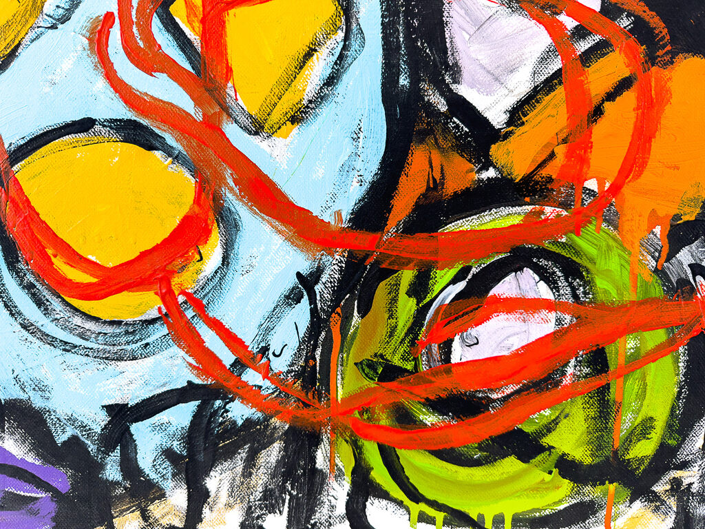 Grillage bleu by Helder Batista | Jaloe Art Gallery