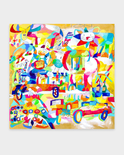 Let's go to African Safari on the Jeep by Taisuke Kinugasa | Jaloe Art Gallery